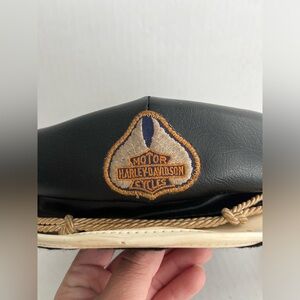 Vintage Captain Style Harley Davidson Hat